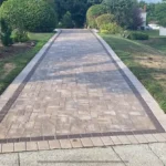 Stone work driveway by Onyx Home Improvement LLC.